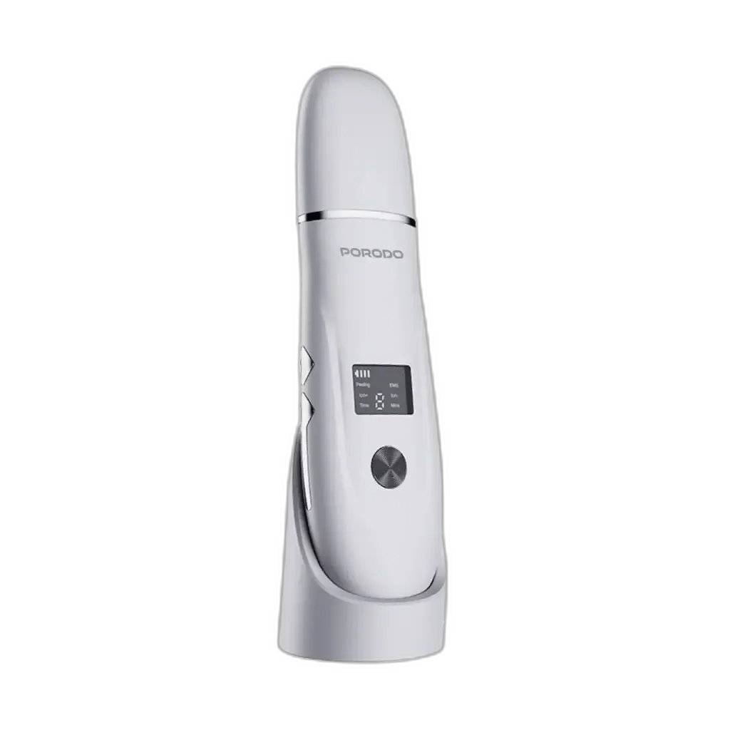 Porodo Lifestyle Ultrasonic Face Scrub & Peeler White PD-LFST101-WH