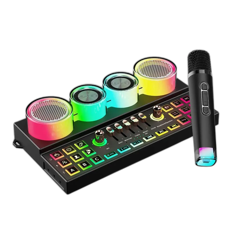 Porodo Soundtec AudioLink Mixer and Speaker