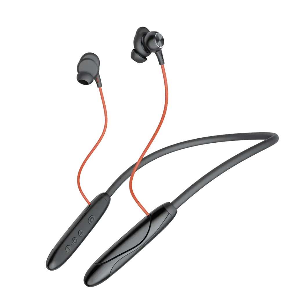 Porodo Soundtec Echo Flex Magnetic Buds Hall-Switch Technology-Black
