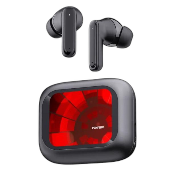 PowerO+ Lara ANC & ENC True Wireless Earbuds With Touch Display