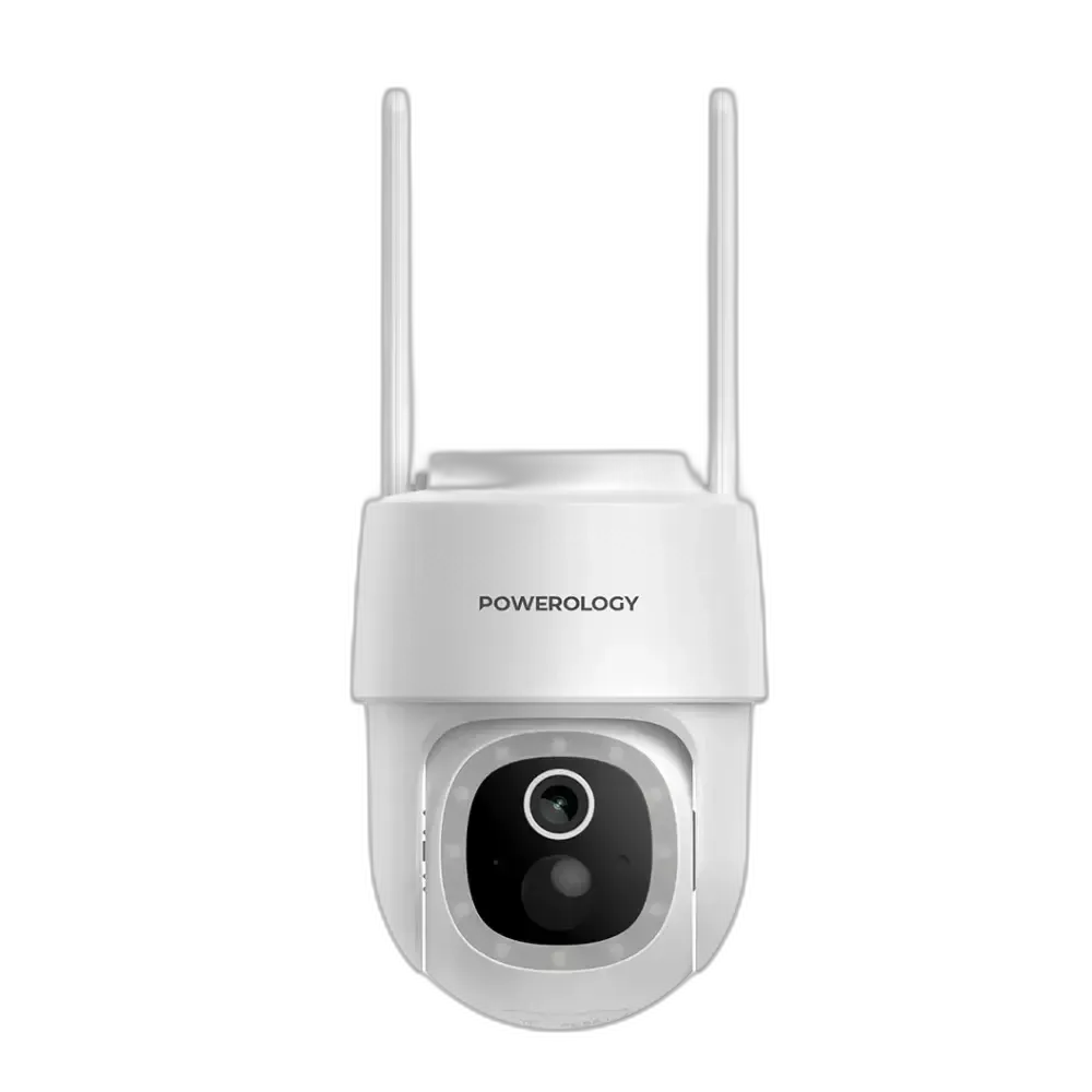 Powerology Powerolgoy Built-In Solar Pan & Tilt Outdoor Camera