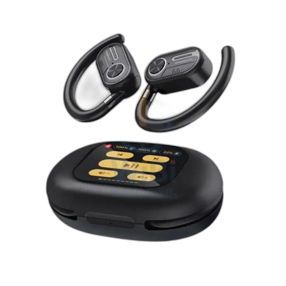 Powerology TWS Stereo Earbuds with Digital Display - 40mAh / Bluetooth V5.3