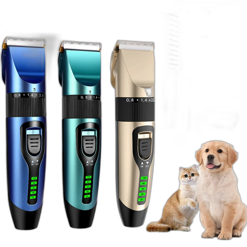 Professional Pet Hair Clipper Rechargeable Dog Cat Trimmer- RZPC107