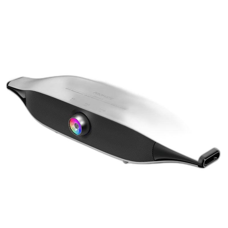 برومايت سماعات BassBoost بقدرة 20 واط لاسلكي رباعي RGB ساوند بار، تشغيل 30 ساعة