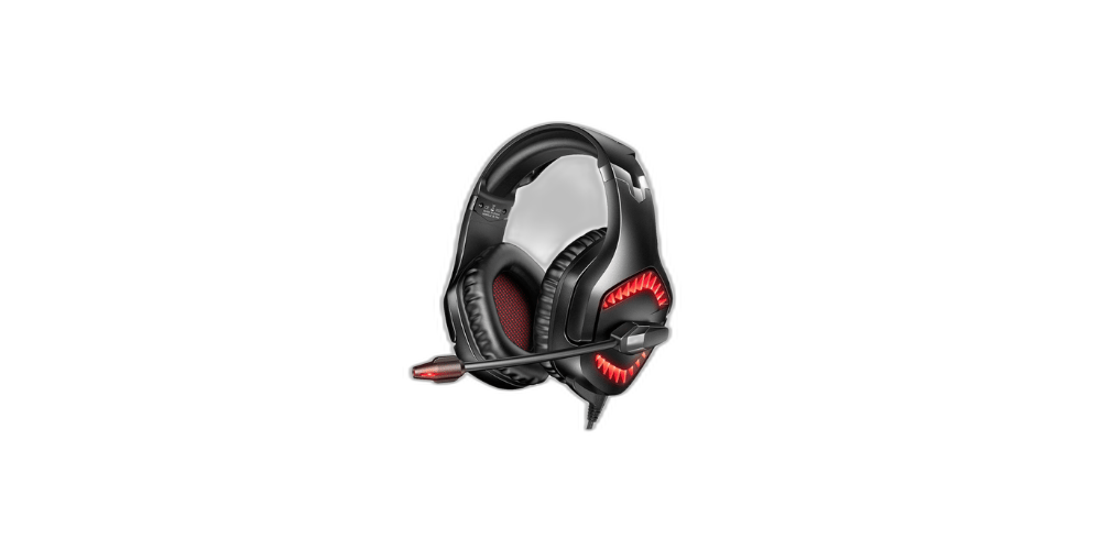 RUN MUS K1B Pro Gaming Headset with Blue LED