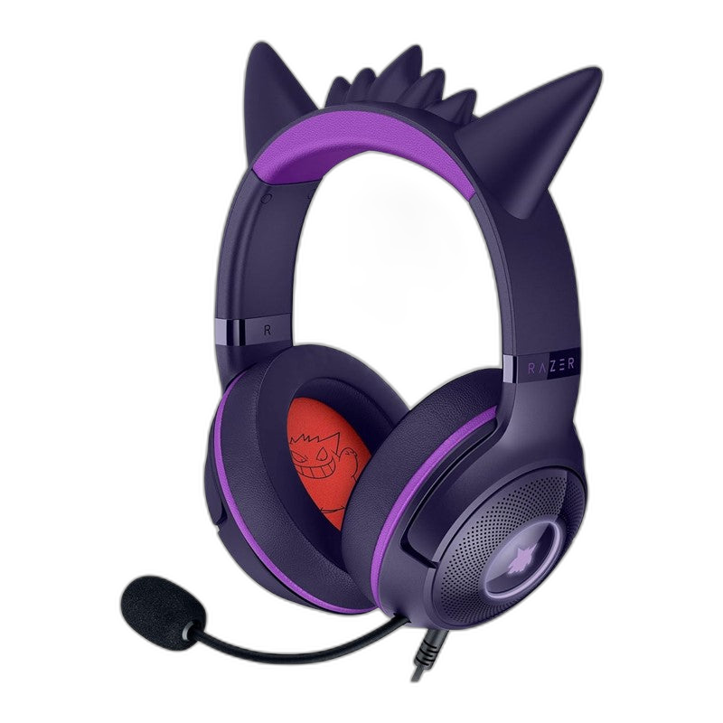 Razer Kraken Kitty V2 Pokemon Gengar Edition Wired RGB Gaming Headset with Gengar Spikes