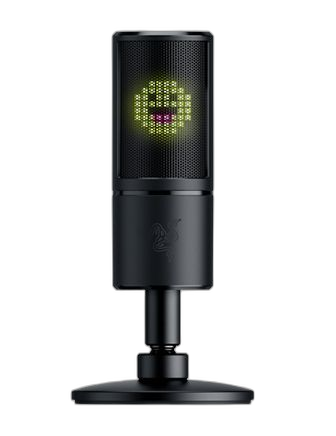 ميكروفون بث مباشر Razer Seiren EMOTE مع شاشة عرض رموز تعبيرية (شاشة LED للرموز التعبيرية 8 بت)