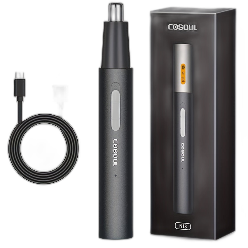 Rechargeable Nose Hair Trimmer - Precision Blades-QWCA
