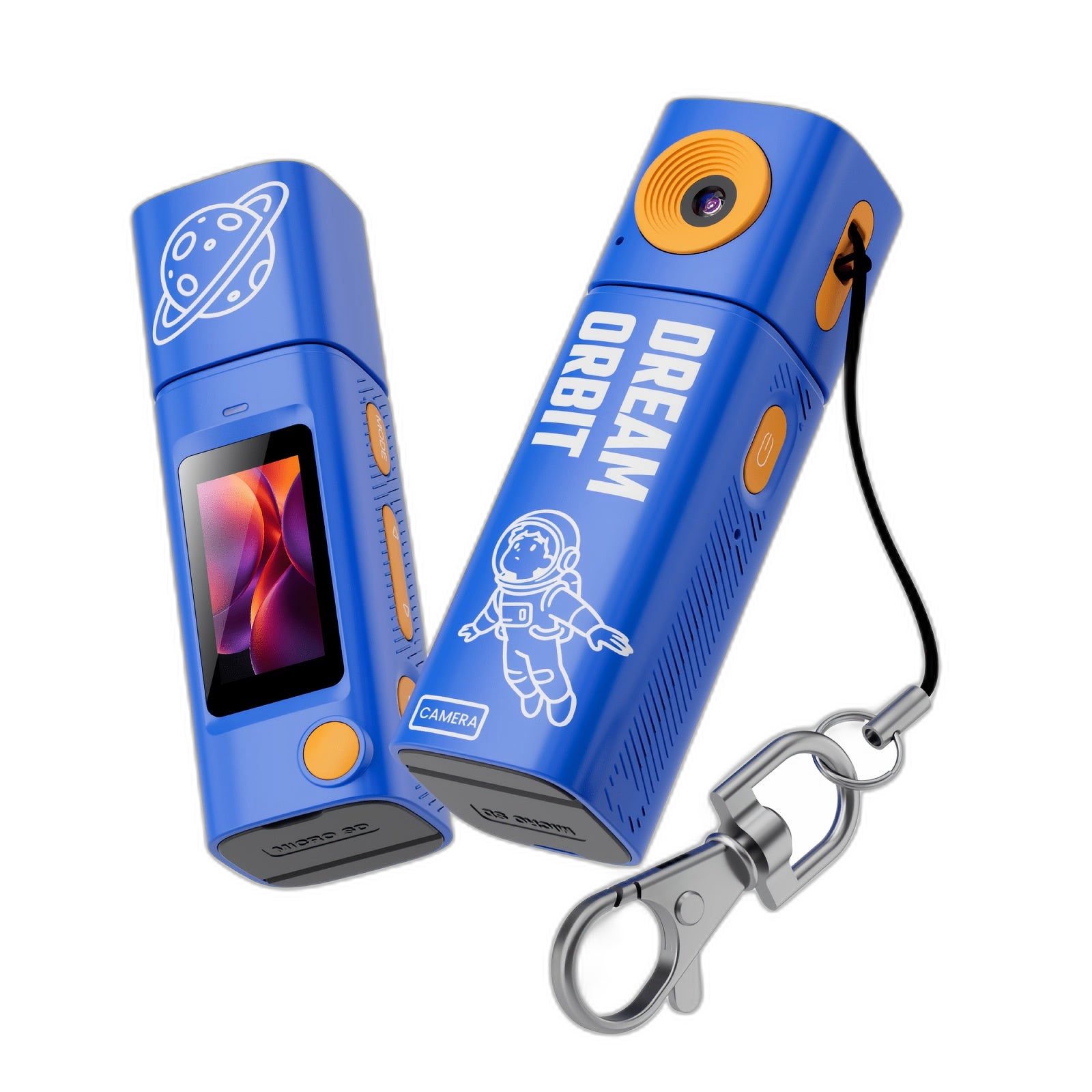 Retro Mini Camcorder 2K Rotatable Lens TFT LCD USBC-AML809070
