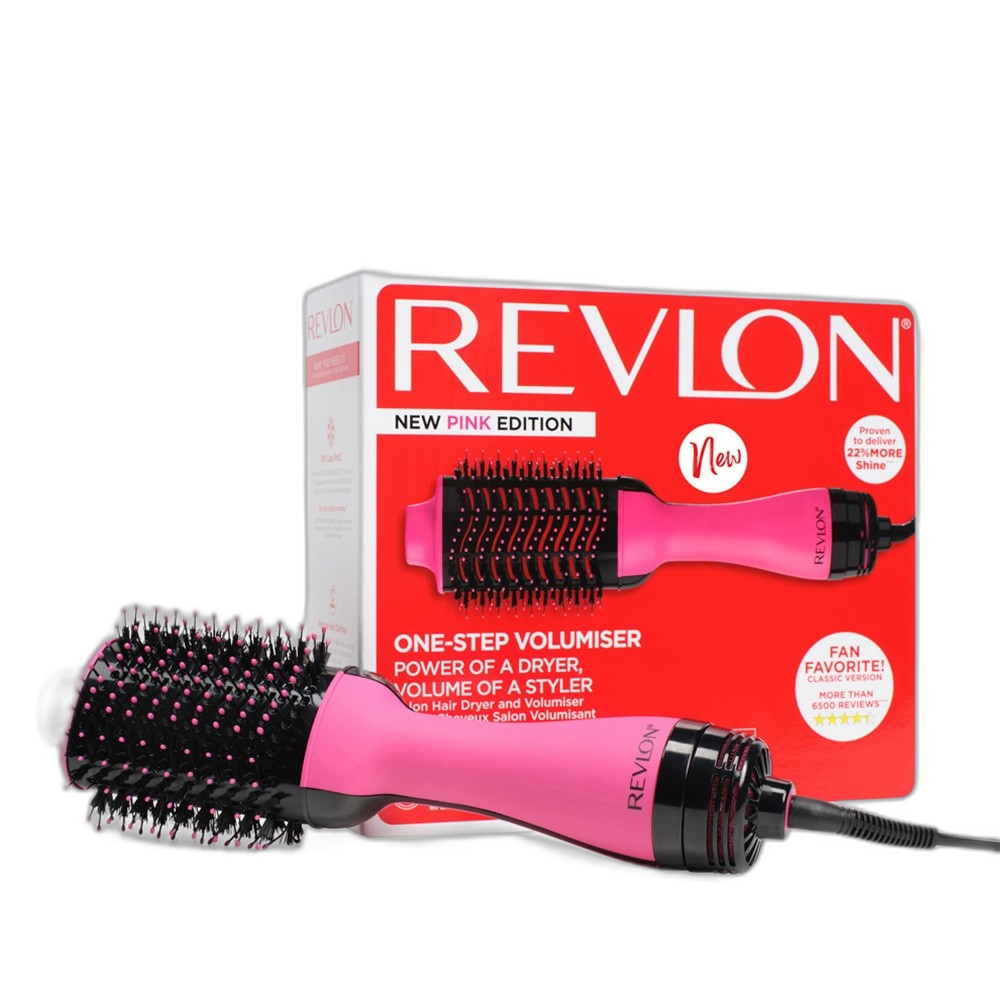 Revlon One Step Hair Dryer & Volumiser Pink Edition