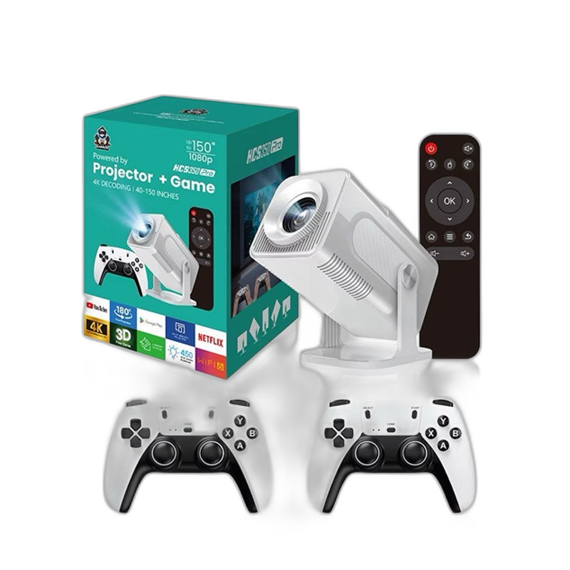 SMQ Projector 2 in 1 with Games and Wireless Controller HCS350 PRO