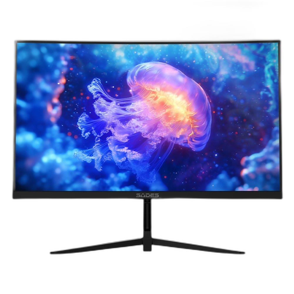 Sades NC-Pelagia 24-Inch FHD Curved Gaming Monitor, 200Hz, SC-CJ04F24B
