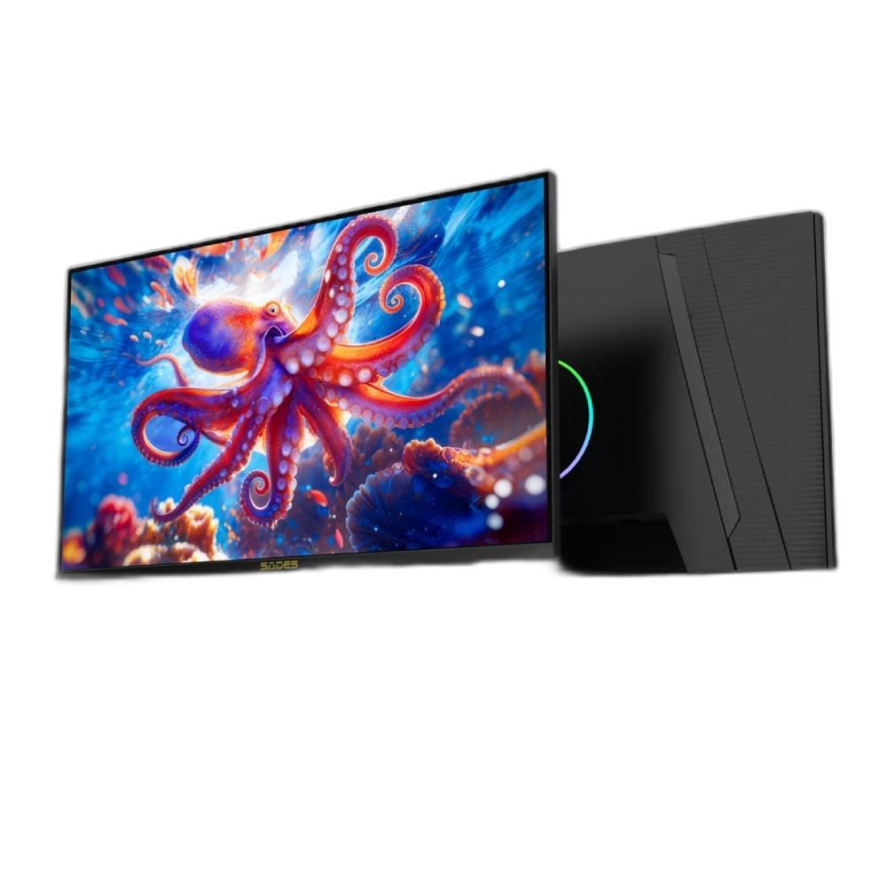Sades NP-Octopus Flat Gaming Monitor, 160Hz, UHD, 0.5 Response Time, 32-Inch, SA-F01U32