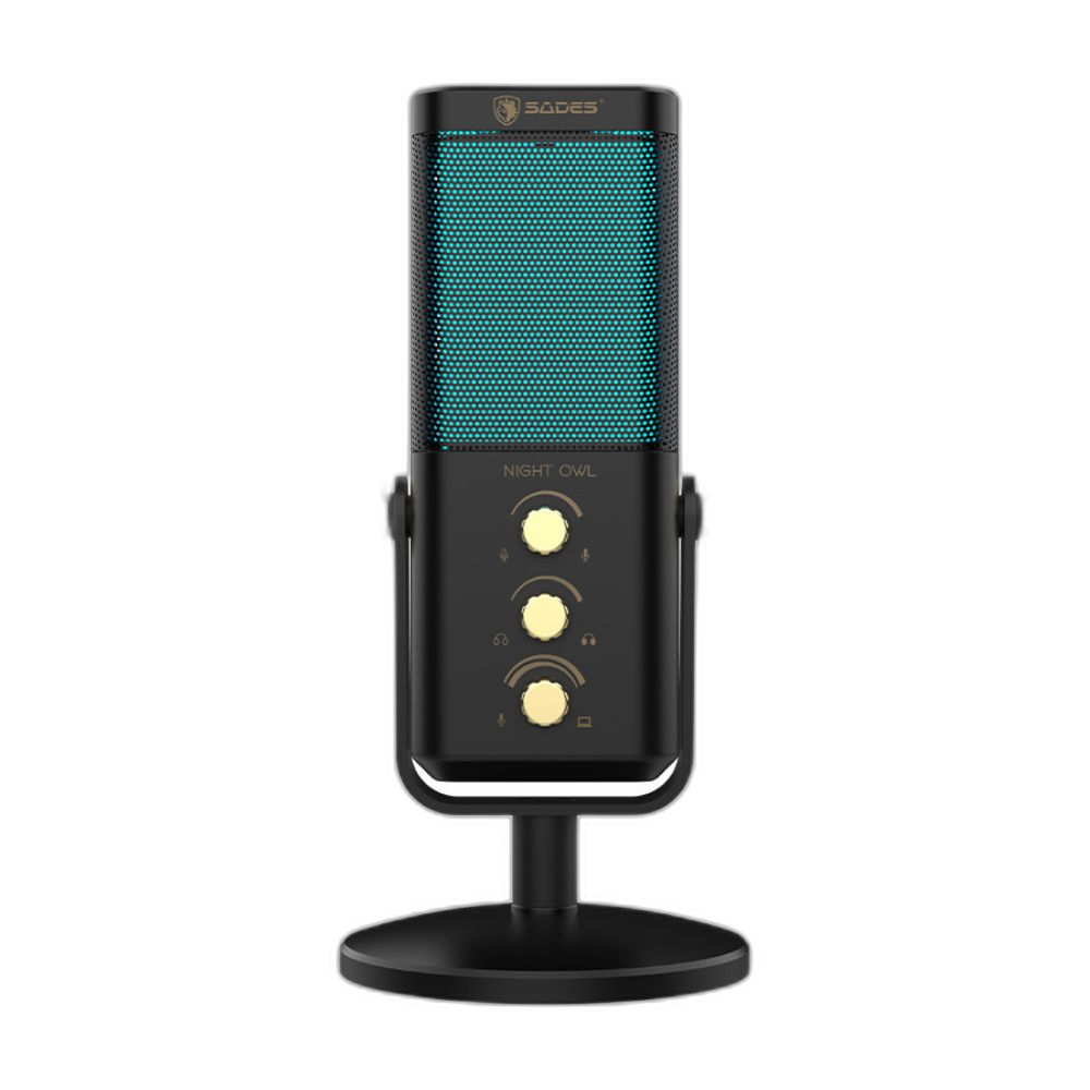 Sades Night OWI SA-M01B RGB Gaming Microphone