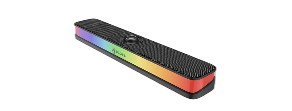 ساوند بار مكتبي مدمج Sades Posevolt مع 6 أوضاع RGB