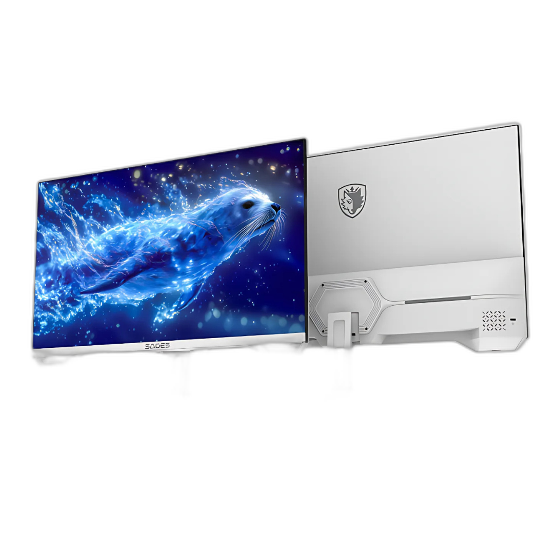 ساديس شاشة العاب مسطحة IPS موديل SA-F01F24W, مقاس 24 بوصة, FHD 1920x1080, معدل تحديث 120 هيرتز, استجابة 1 ملي ثانية, HDMI 2.1