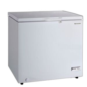 Sharp 190 Liters Free Standing Chest Freezer 6.7 CFT, White - SCF-K250XK-WH3