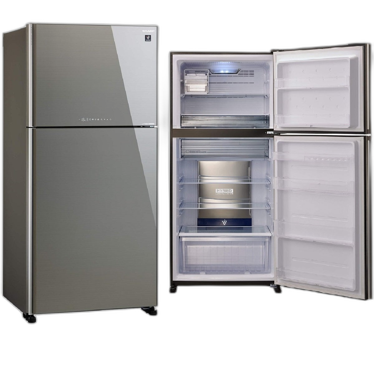 ثلاجة شارب CFT SJ-GT820S-SL3 سعة 604 لتر
