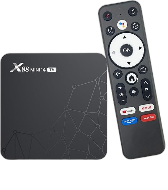 Sidiwen Android TV Box 14.0 Android Box 4K HDR10 2GB RAM 16GB ROM RK3518 Quad Core