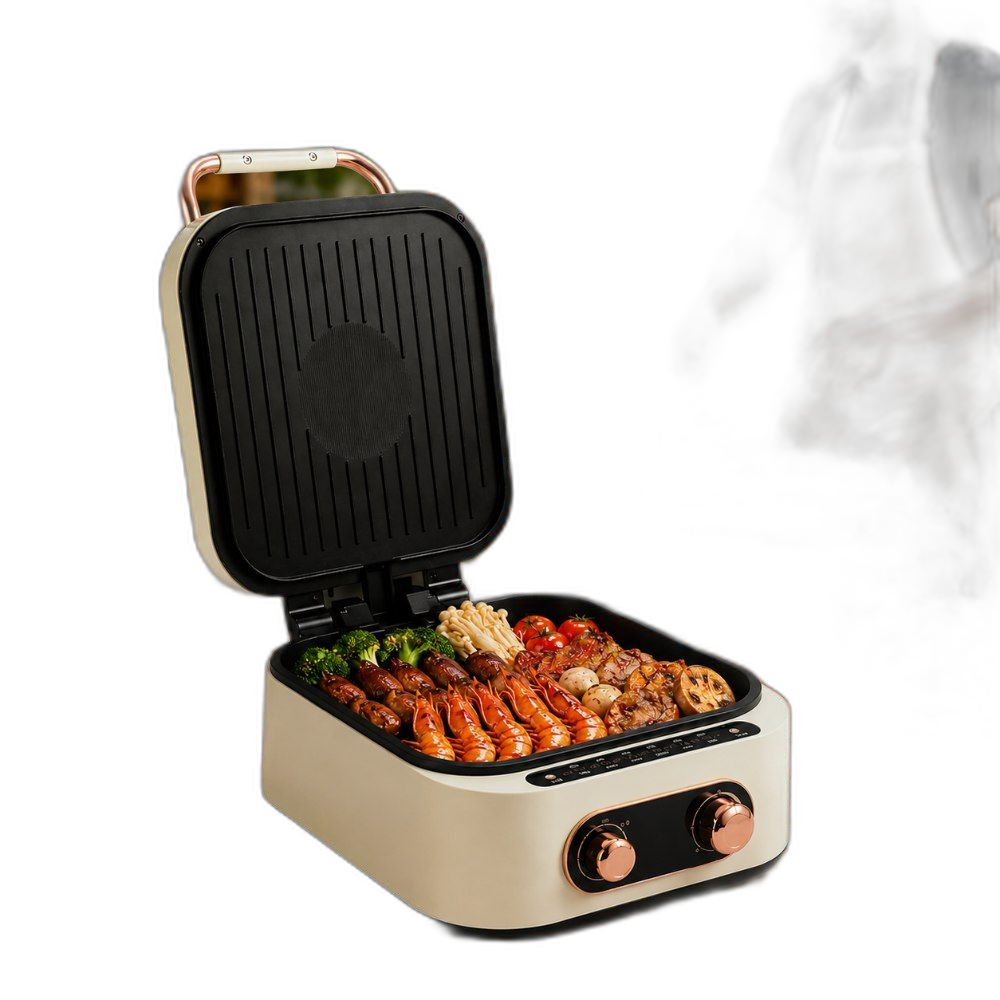 Siler Caest 10-in-1 Electric Grill with Cooking Pot 2.5L 1800W