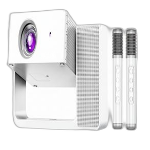 Smartbarry HT30 5G WiFi Projector with 2 Microphones