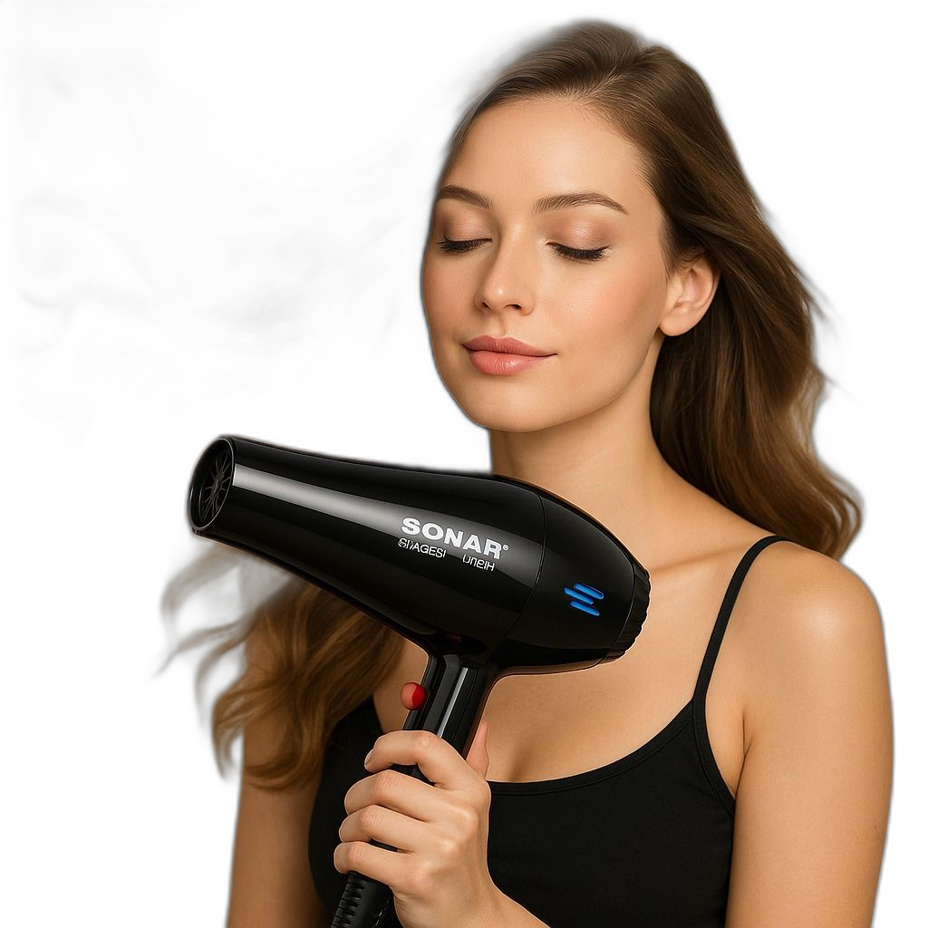 Sonar 4000W Ionic Hair Dryer with 3 Heat Settings