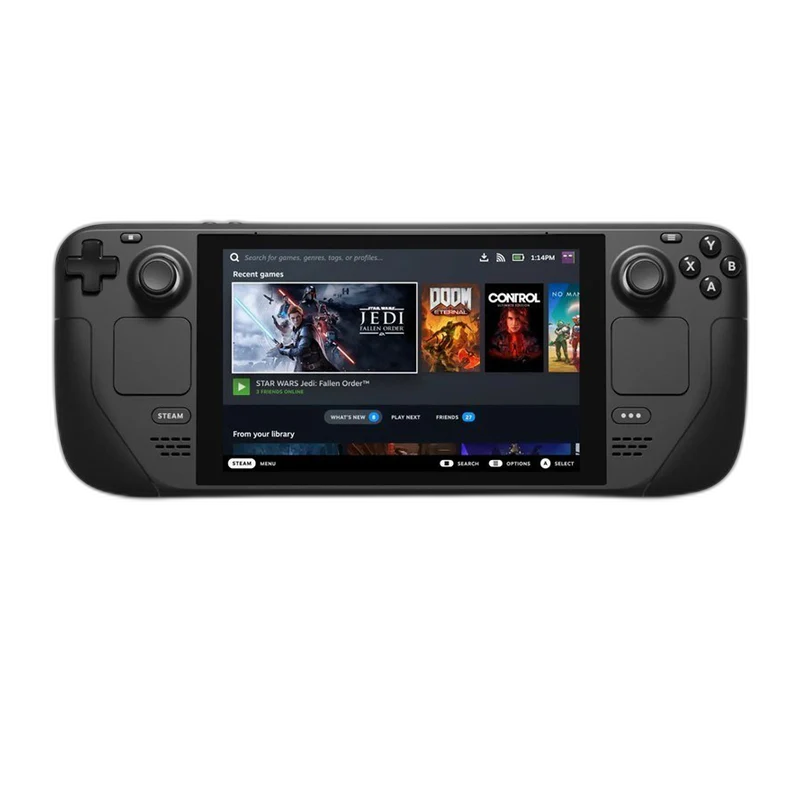 جهاز ألعاب محمول Steam Steam Deck سعة 256 جيجابايت