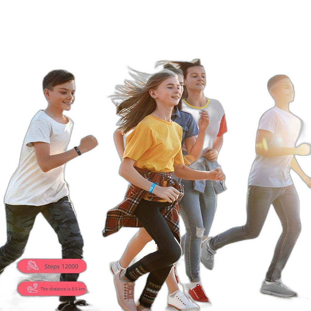 ساعة تعقب اللياقة الأنيقة مع عداد الخطى والإنذار الصامت - TJR4D7K