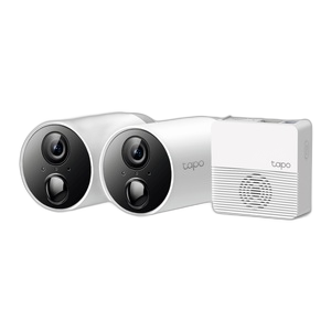 TP-Link Tapo C400S2 Smart Wire-Free Security Camera System, 2-Camera System