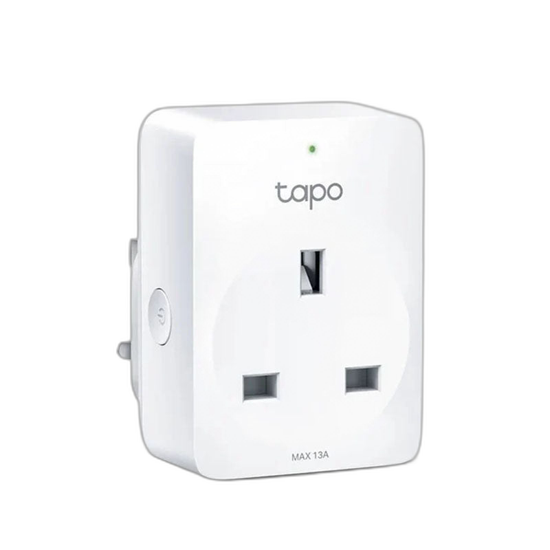 TP-Link Tapo P100 Mini Smart Wi-Fi Socket, Remote Control, Voice Control, 3 Pin