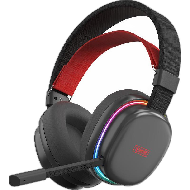 Techpick HP913B Gaming Headset, Wireless, USB-C, Detachable Microphone