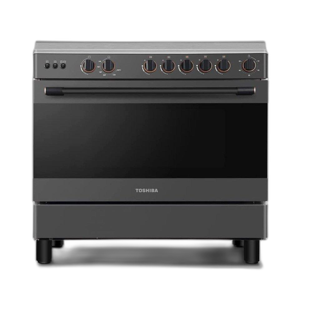 Toshiba 5 Burners Cooker Gas, 90X60cm, TBA-36LMG5G089KS