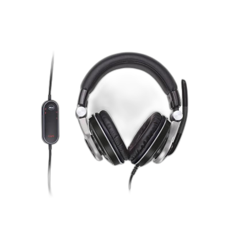 Trust GXT 26 5.1 Surround Gaming Headset, Wired, USB, Rotating Microphone