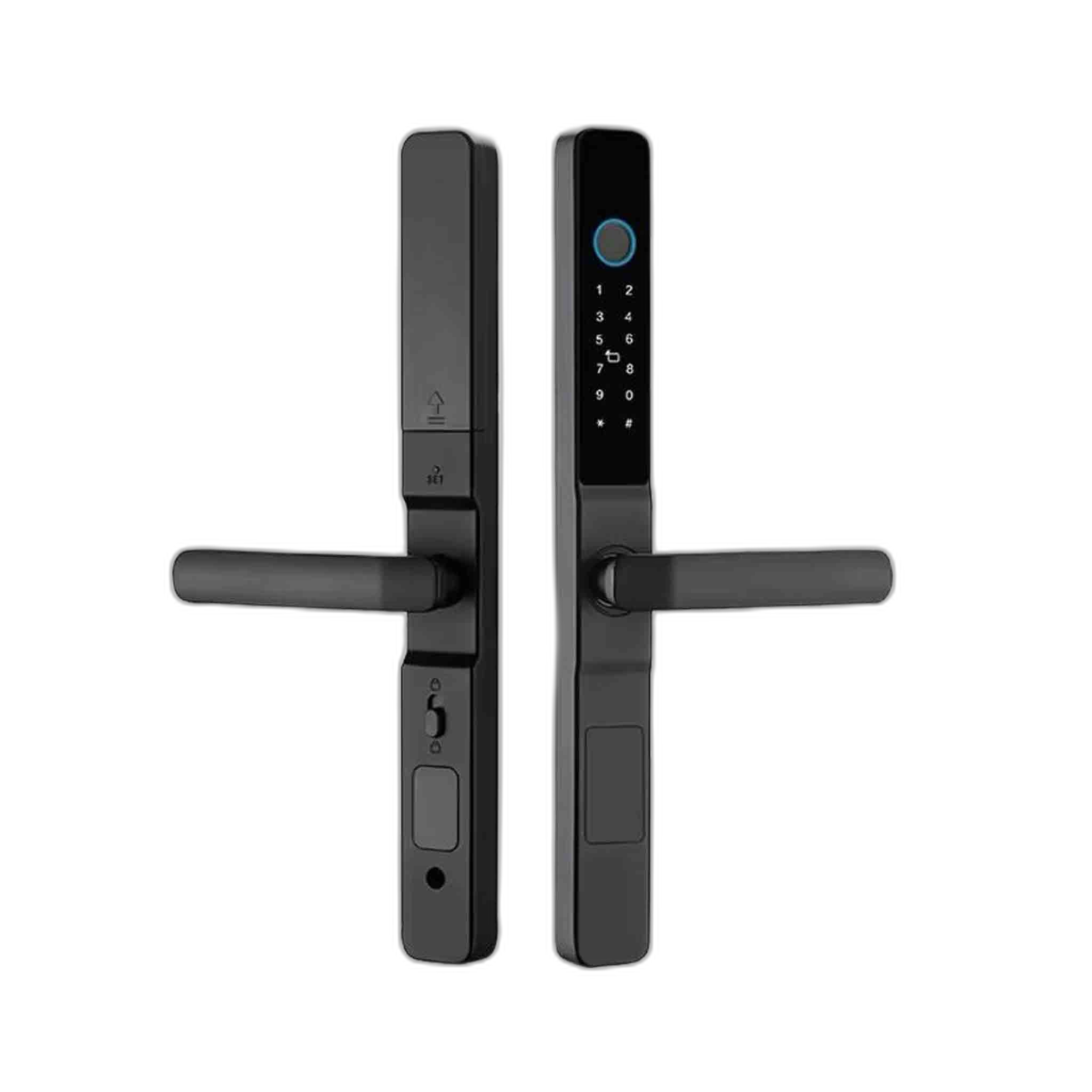 Tuya Smart Lock Intelligent Aluminium Door Lock With App - Aluminium Doors With Installation
