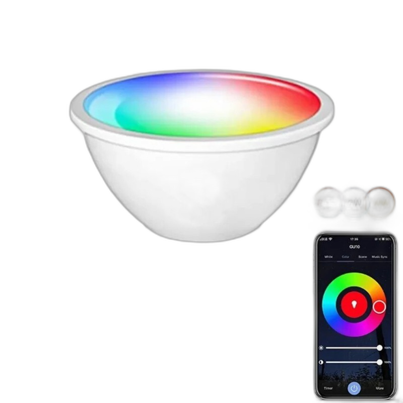 تويا - مصباح ذكي واي فاي GU10 إضاءة RGB