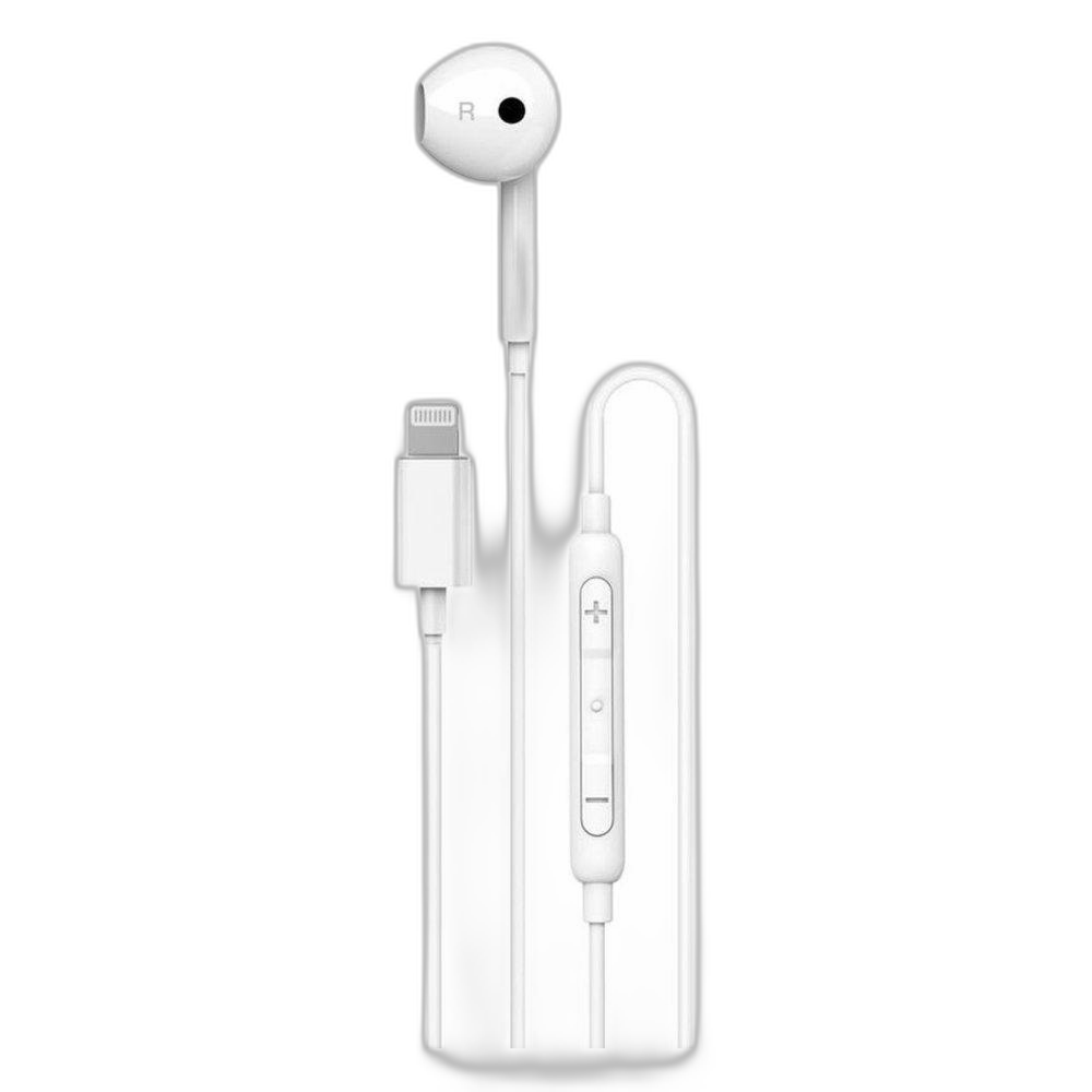 Unisynk In-Ear Mono Wired Lightning Headphones, 10442