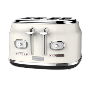WWH Westinghouse Retro Series 4 Slice Toaster 1750 Watts - WKTTB809UWH