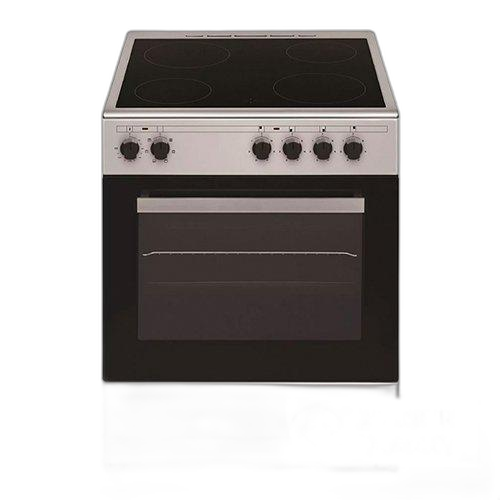 Wansa 4 Ceramic Burners Electric Cooker, 60x60cm, WCT6040041X - Stainless Steel