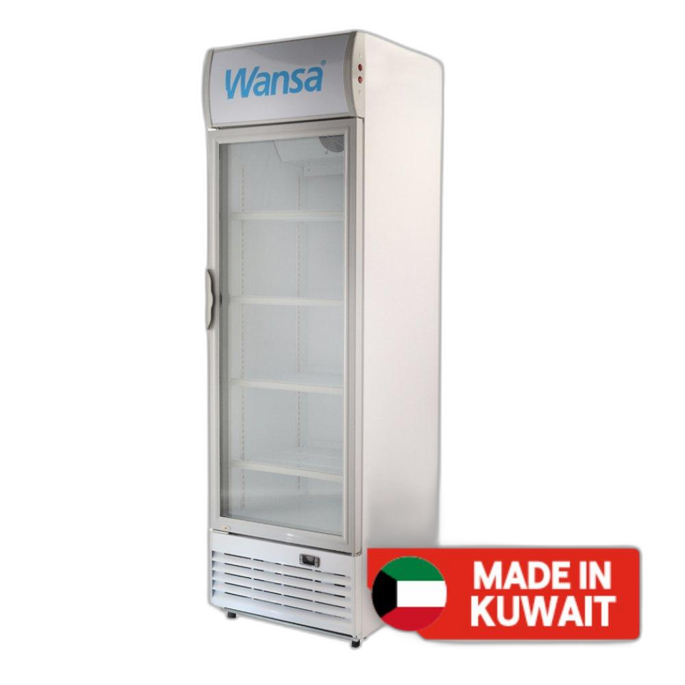 ثلاجة بباب شفاف من ونسا، 15 قدم مكعب، 430 لتر، WUSC-430