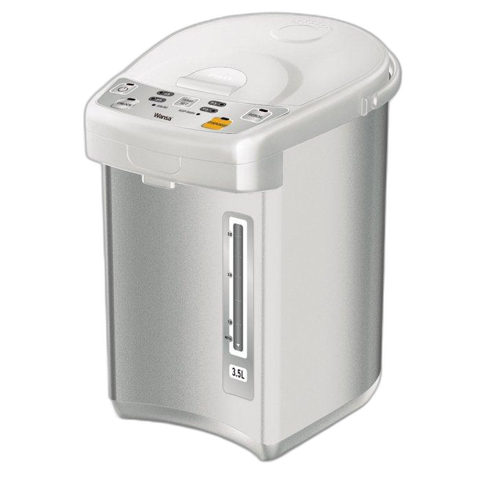 Wansa Thermos Pot, 3.5 Liters, 750W, KEIX9000-CB - Stainless Steel