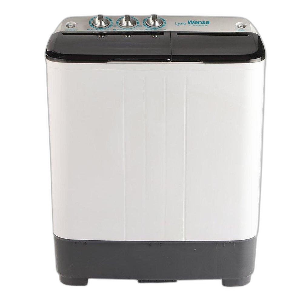 Wansa Twin Tub Washing Machine, 5Kg Washing Capacity, WTT50-WHM24C10