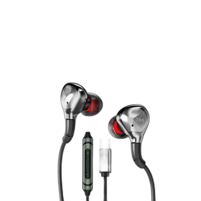 ويكوم YC06 سلسلة سوداء - سماعة رأس هاي فاي USB-C مع كيبل