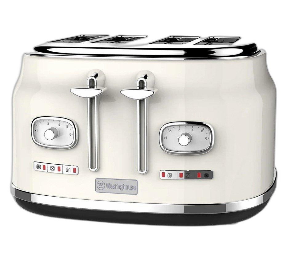Westinghouse Retro Series 4 Slice Toaster, 1750 W, WKTTB809UWH