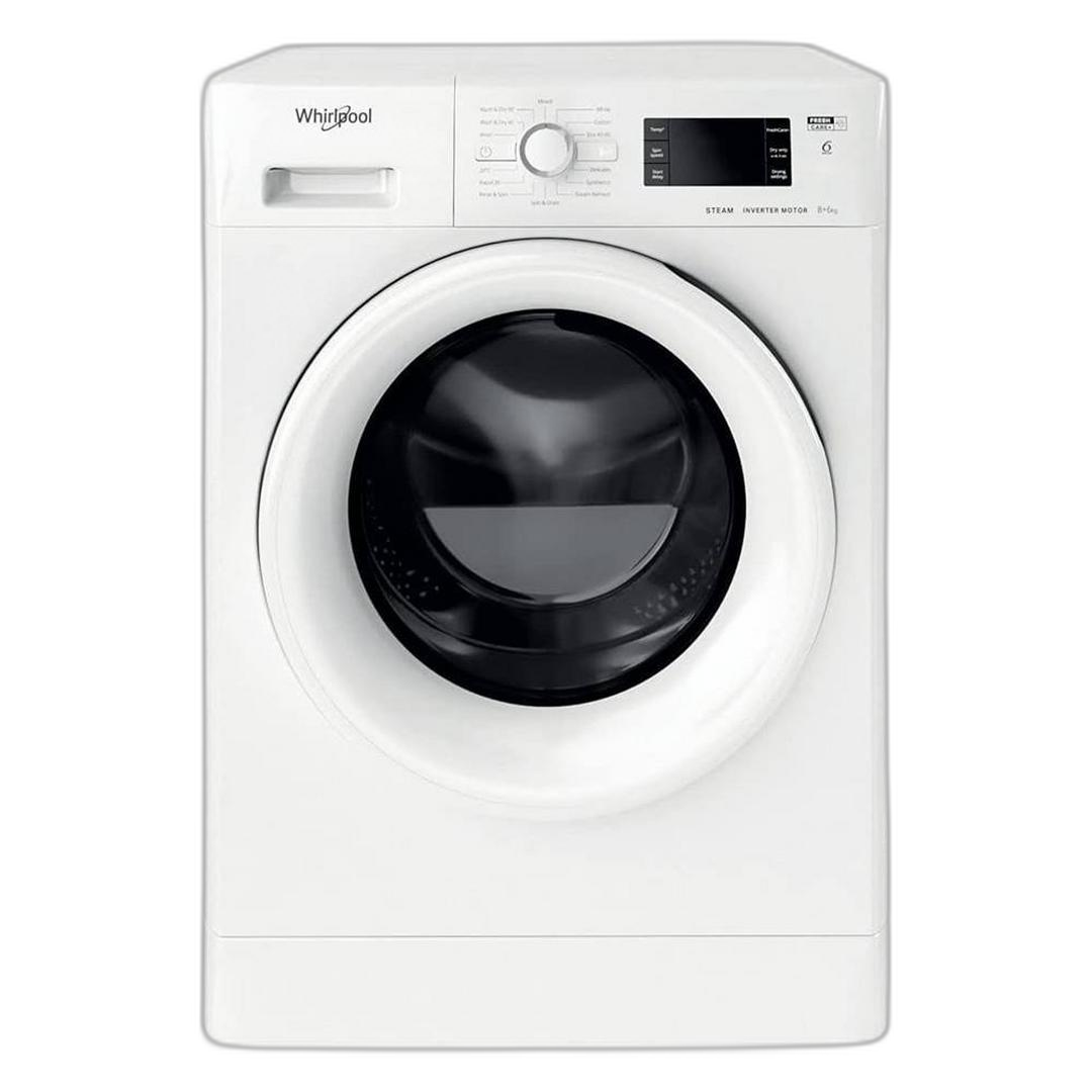 Whirlpool Front Load Washer and Dryer, 8KG, FWDB 8648 WGCC