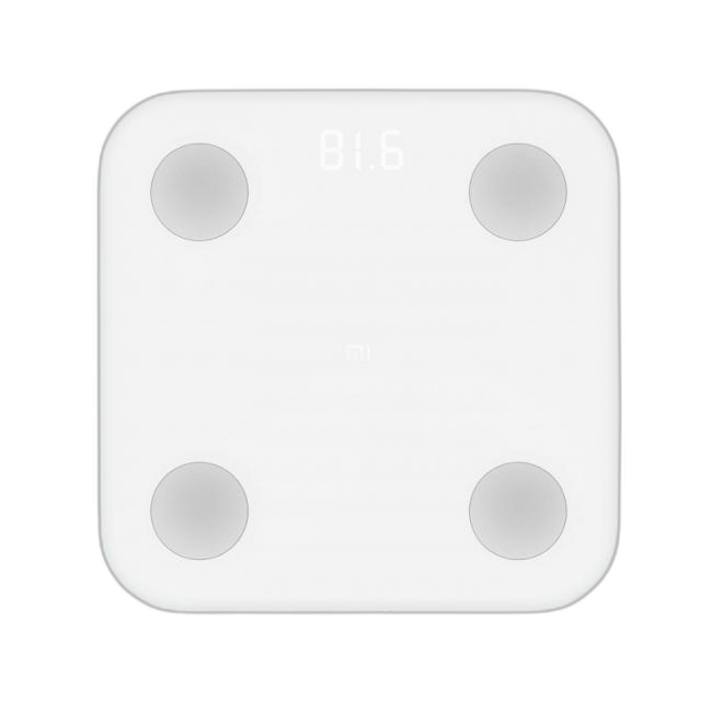 أبيض Xiaomi Mi مقياس تكوين الجسم 2