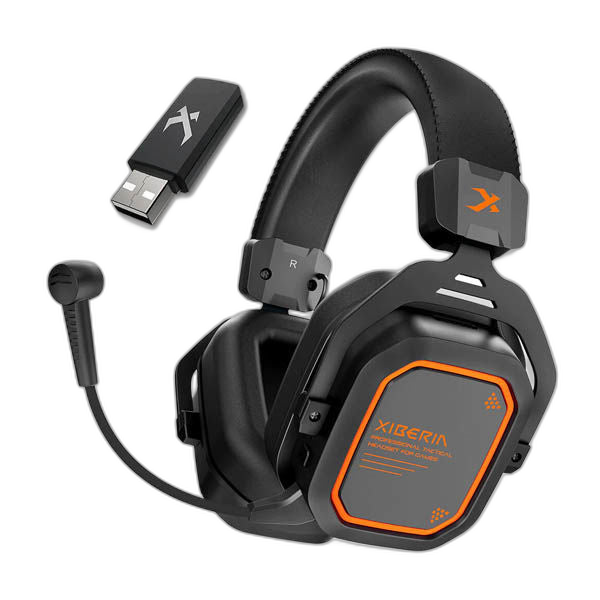 Xiberia Wireless Gaming Headset 5.8GHz Surround Sound