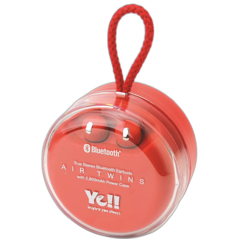 Ye!! Ye!! Air Twins Earbuds, Bluetooth, Built-in Microphone