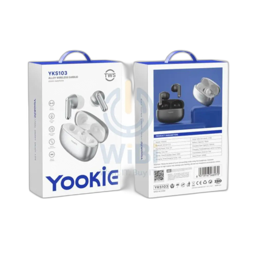 Yookie YKS103 TWS Wireless Earbuds - 300mAh