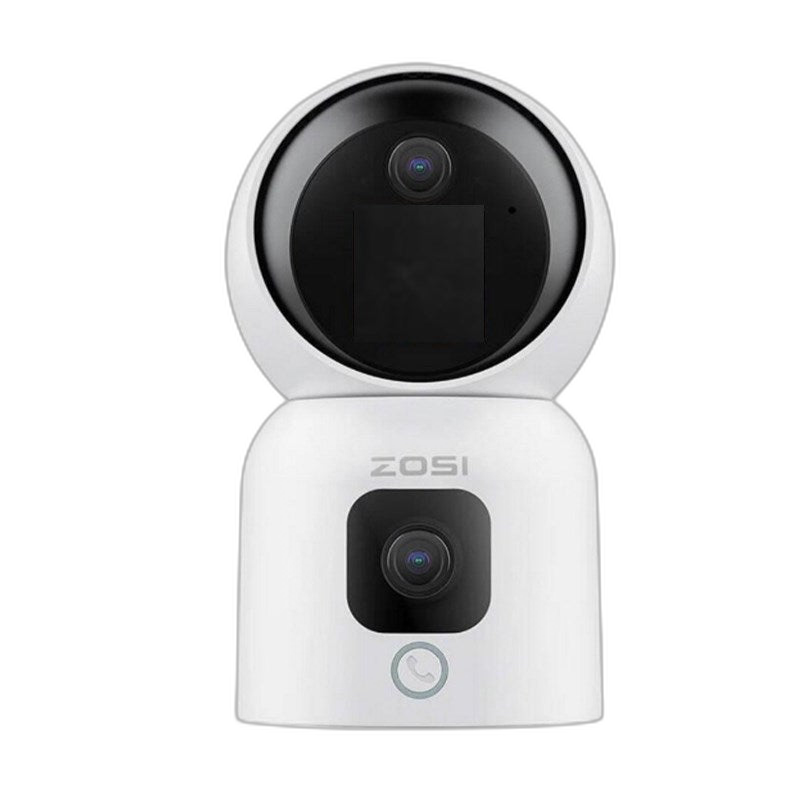 ZOSI Indoor PT Camera with Screen, Dual Lens 3 MP