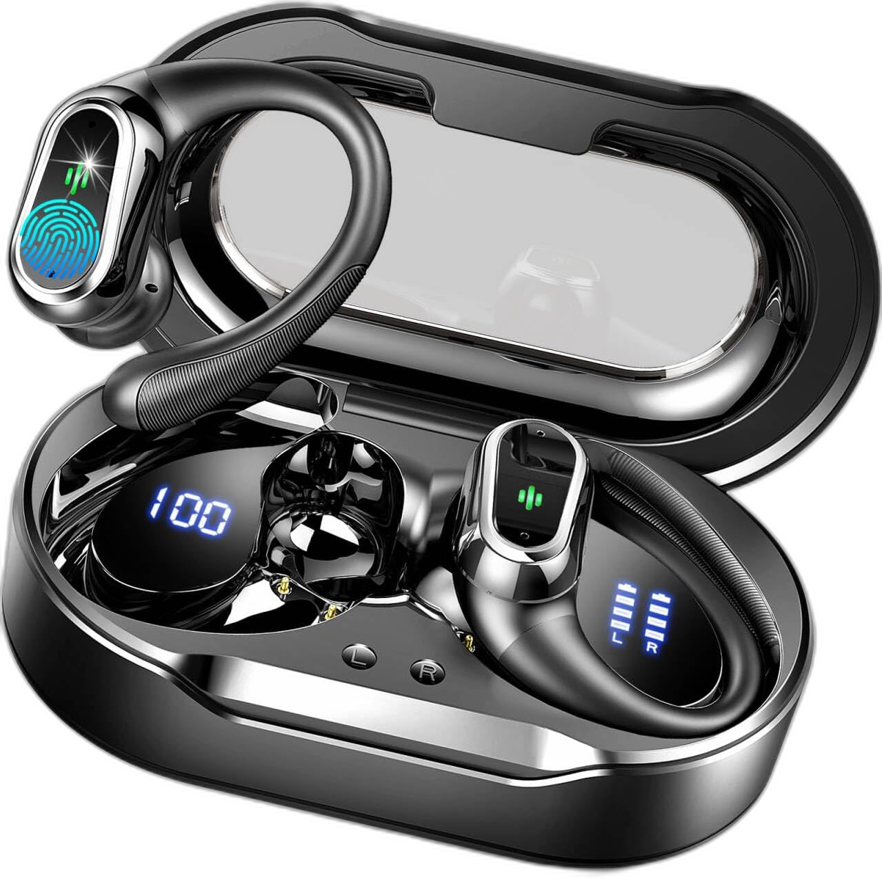 fccds Wireless Earbuds, Bluetooth 5.3, ENC Noise Canceling - TJRAW5F